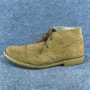 UGG Men Desert Boots Brown Lace Up Size 13‎ Medium